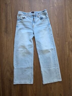 Quince Bella Stretch Relaxed Straight Jeans - 30, Cool Blue